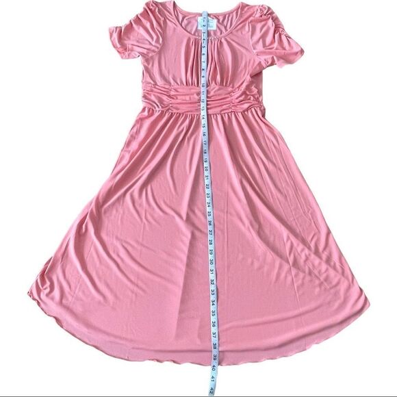 Tracy Lynn Ruched Fit & Flare Dress Sz M - Picture 10 of 11